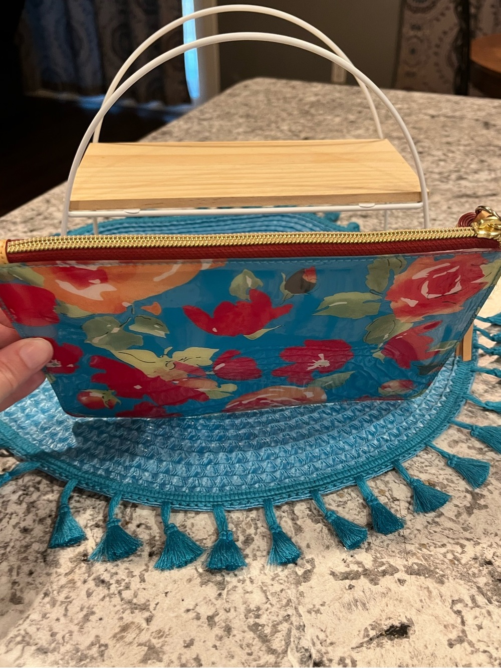 Dooney and Bourke Floral Cosmetic Pouch - Picture 9 of 10
